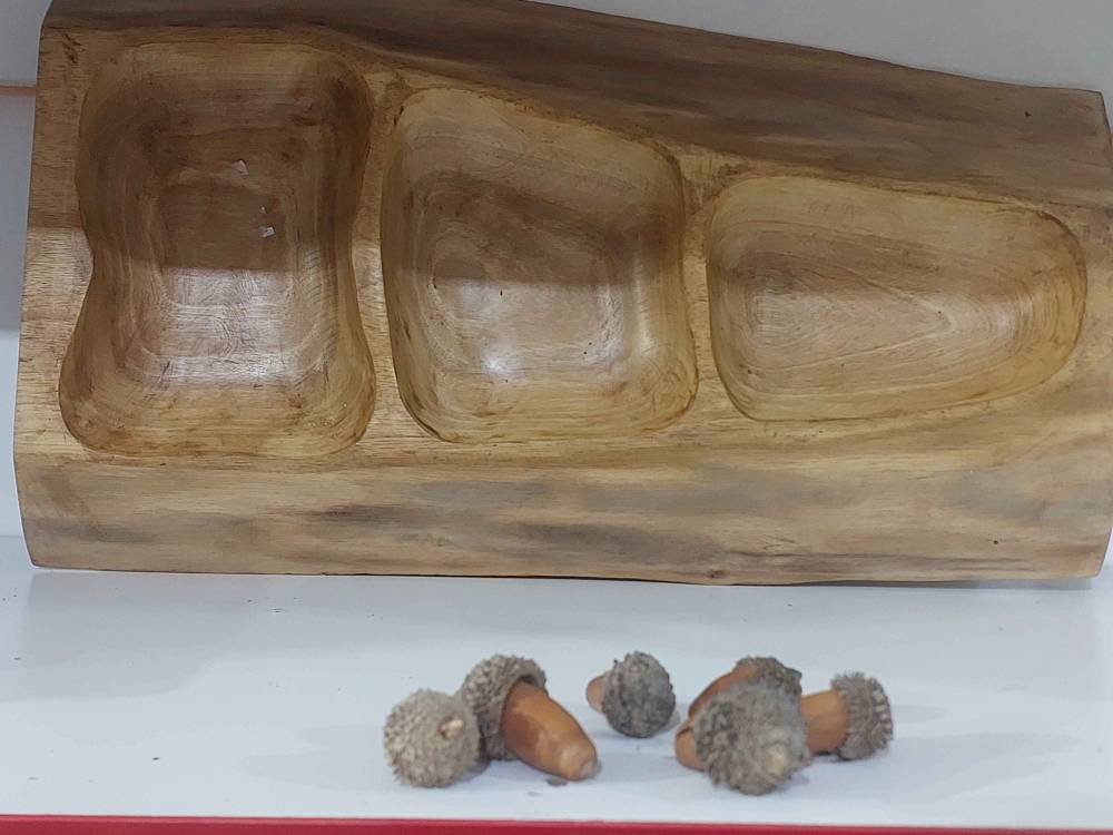 اردو خوری با چوب گردو دست ساز